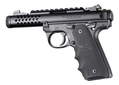 Hogue - OverMolded Rubber Grip with Finger Grooves for Ruger MK IV