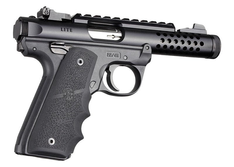 Hogue - OverMolded Rubber Grip with Finger Grooves for Ruger MK IV