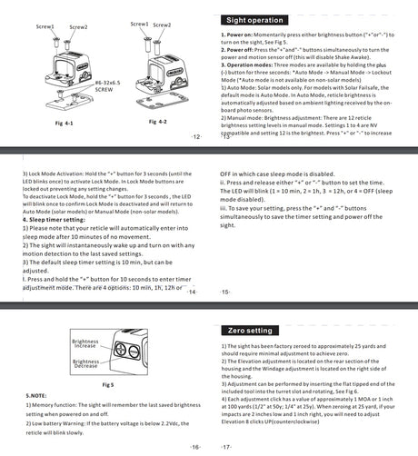 Holosun - EPS Enclosed Handgun Sight (Red or Green Dot, 2 MOA or 6 MOA Variants)