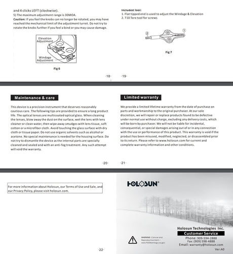 Holosun - EPS Enclosed Handgun Sight (Red or Green Dot, 2 MOA or 6 MOA Variants)