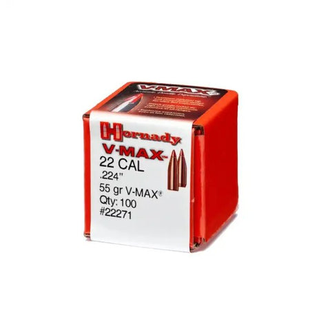 Hornady - 22 Cal .224 55 gr V-MAX Varmint Bullets