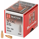 Hornady - 22 Cal .224 52 gr BTHP Match Bullets