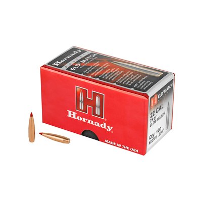 Hornady - 22 Cal .224 75 gr ELD Match Bullets