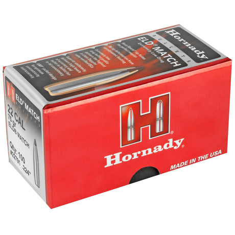 Hornady - 22 Cal .224 75 gr ELD Match Bullets
