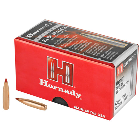 Hornady - 6mm .243 108 gr ELD Match Bullets