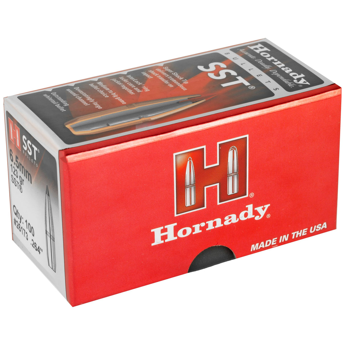 Hornady - 6.5mm .264 123 gr SST Bullets for Medium Game