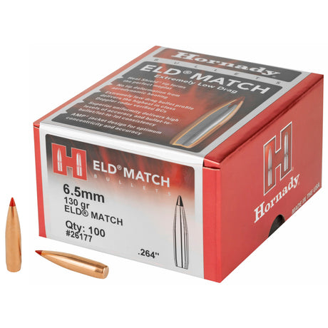 Hornady - 6.5mm .264 130 gr ELD Match Bullets