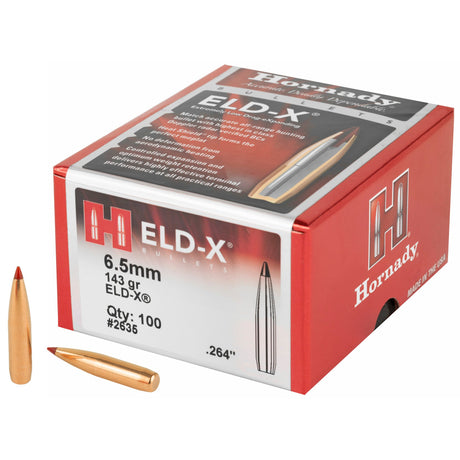 Hornady - 6.5mm .264 143 gr ELD-X Bullets