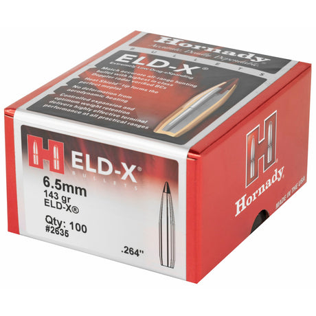 Hornady - 6.5mm .264 143 gr ELD-X Bullets