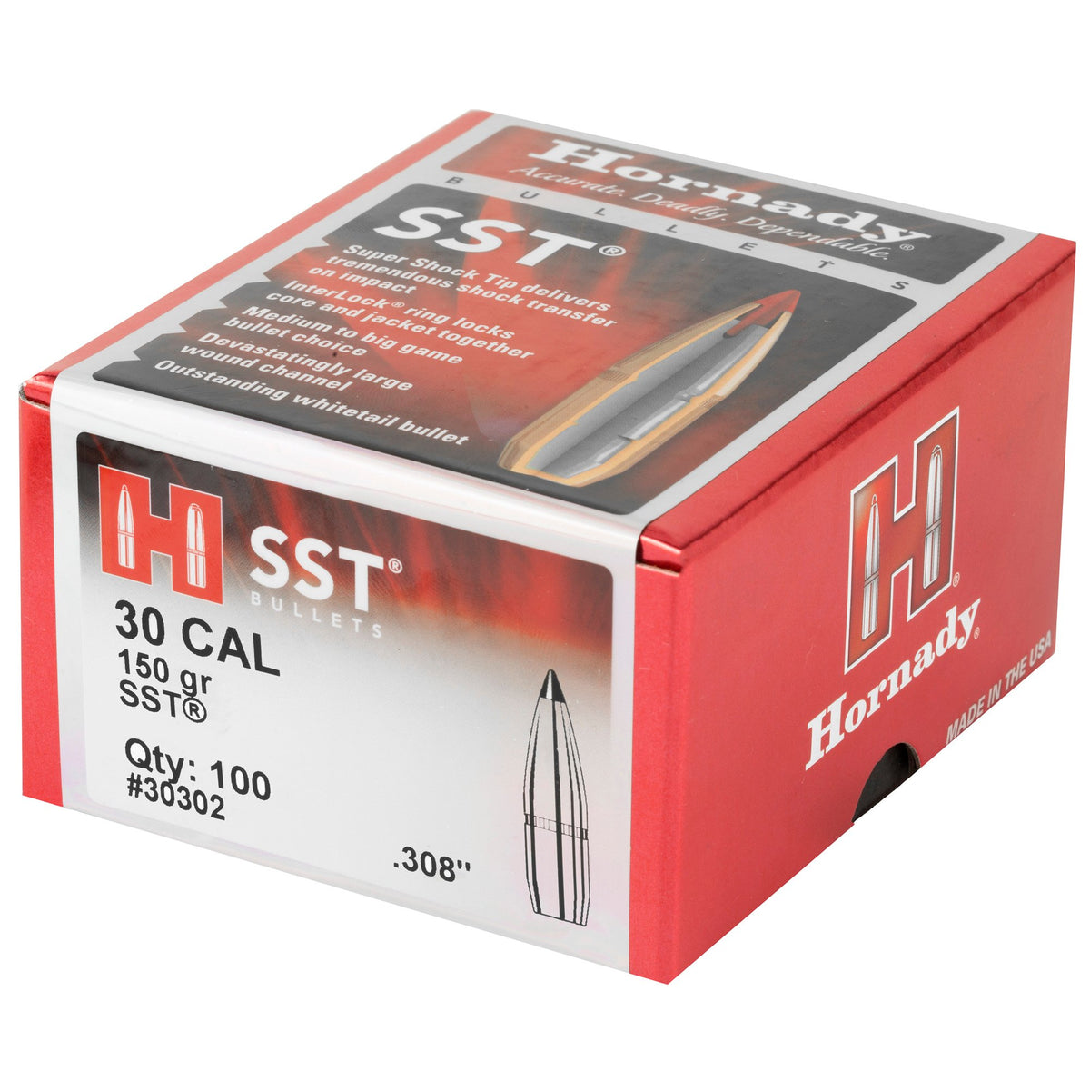 Hornady - 30 Cal .308 150 gr SST Bullets