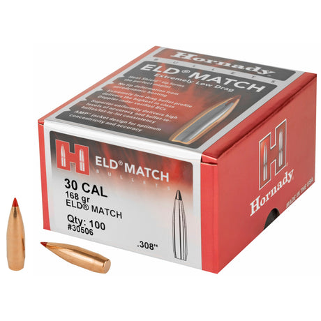 Hornady - 30 Cal .308 168 gr ELD Match Bullets