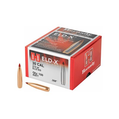 Hornady - 30 Cal .308 212 gr ELD-X Bullets