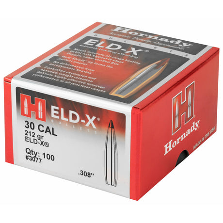 Hornady - 30 Cal .308 212 gr ELD-X Bullets