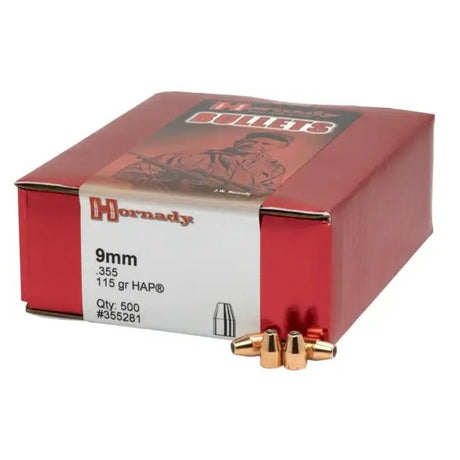 Hornady - 9mm .355 115 gr HAP Bullets