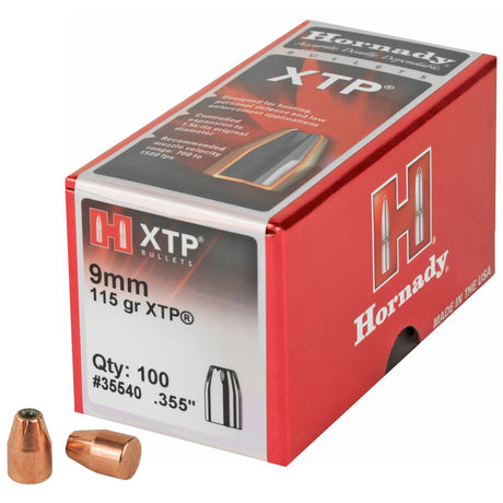 Hornady - 9mm .355 115 gr XTP Bullet