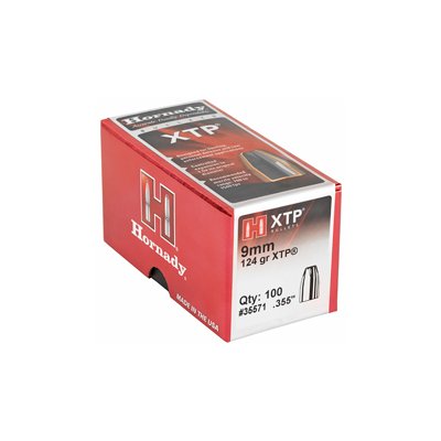 Hornady - 9mm .355 124 gr XTP Bullet