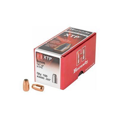 Hornady - 9mm .355 147 gr XTP Bullet