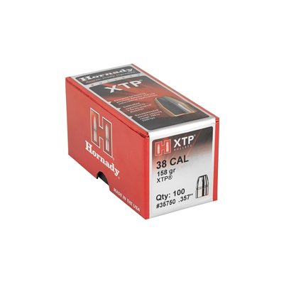 Hornady - 38 Cal .357 158 gr XTP Bullet