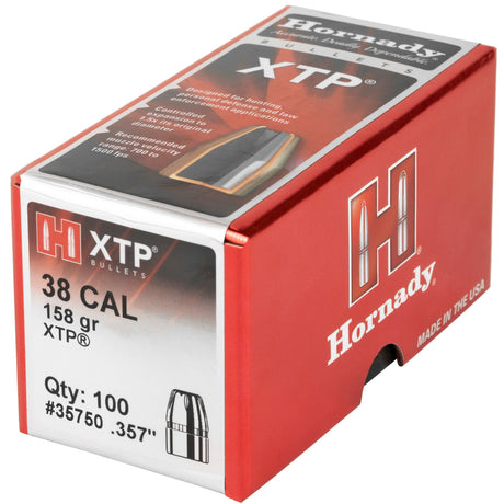 Hornady - 38 Cal .357 158 gr XTP Bullet