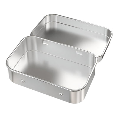 Hulless – 4.5" Mini Hinged Metal Storage Tin Box