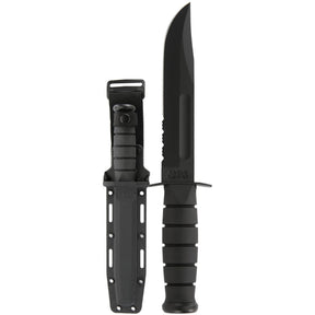 KA-BAR - Full Size Black Knife, Serrated Edge