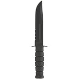 KA-BAR - Full Size Black Knife, Serrated Edge