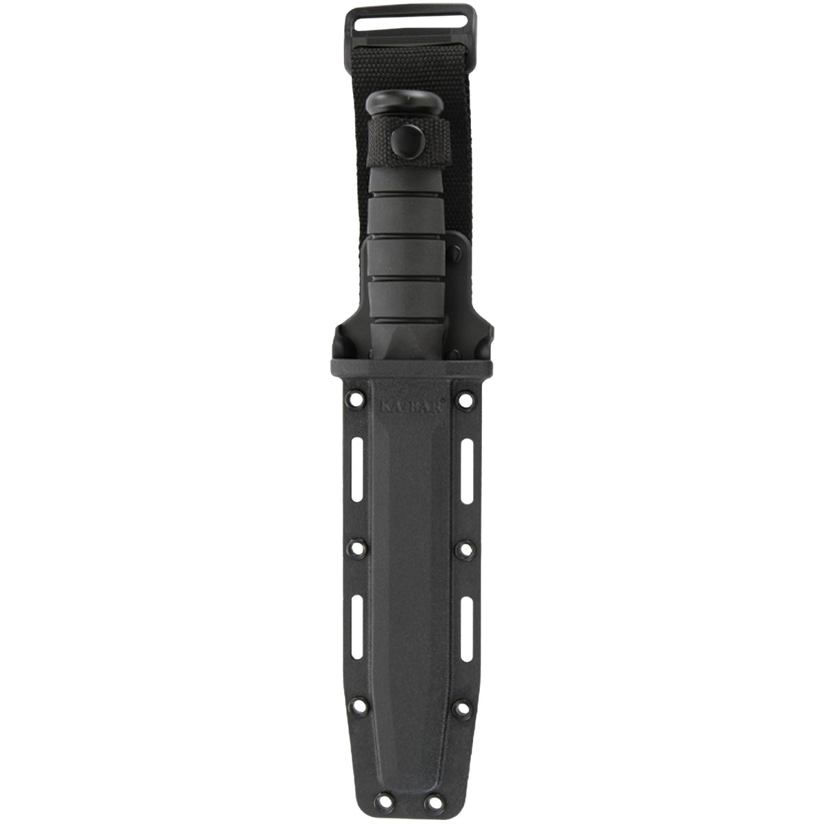 KA-BAR - Full Size Black Knife, Serrated Edge