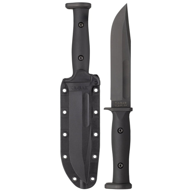 KA-BAR - Slabby Fixed Blade Knife with 1095 Cro-Van Steel