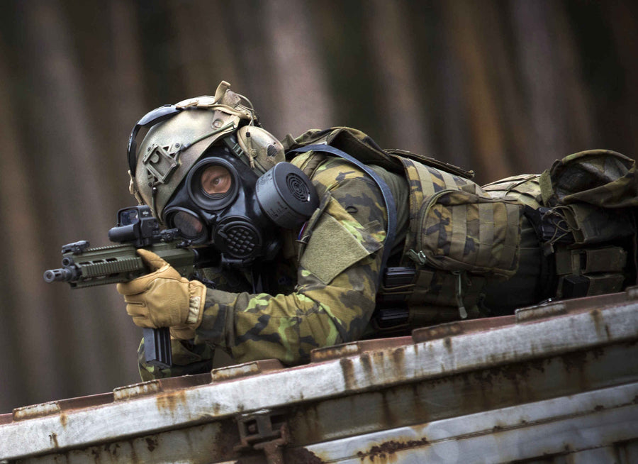 MIRA Safety - CM-7M Military Gas Mask - CBRN Protection for Military Special Forces, Police Squads, and Rescue Teams