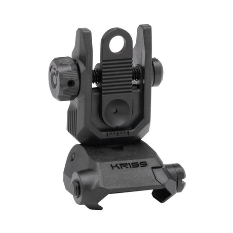 KRISS USA - AR-15 Rear Flip-up Sight - Black Polymer