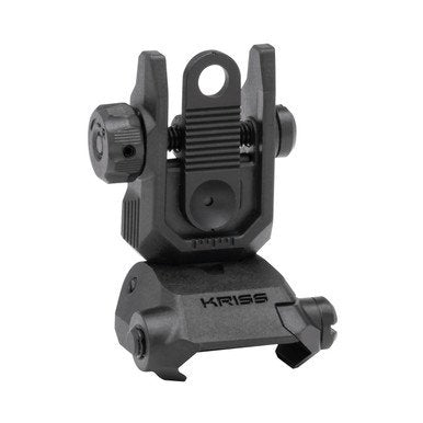 KRISS USA - AR-15 Rear Flip-up Sight - Black Polymer — view 2