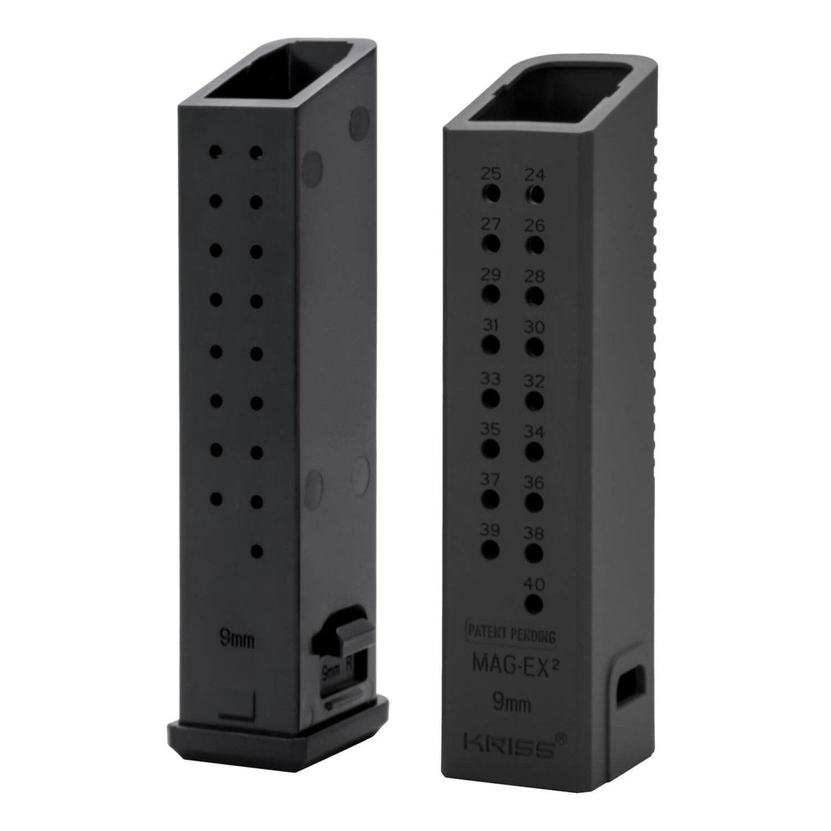 KRISS - MagEx2 Kit for Glock 17, +23 Rounds, 9mm, Black