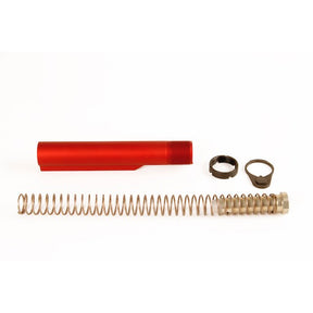 LBE Unlimited - AR15 Mil-Spec Buffer Tube Kit - Red