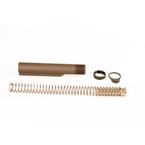 LBE Unlimited - AR15 Milspec Buffer Tube Kit, Woodland Brown