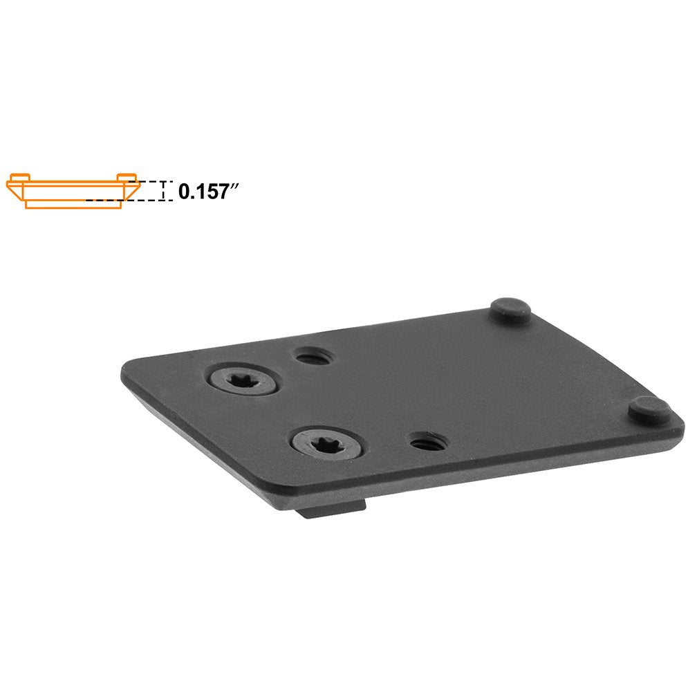 Leapers UTG - Rear Sight Optic Mount for Glock RMR Footprint — view 2