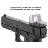 Leapers UTG - Rear Sight Optic Mount for Glock RMR Footprint — view 4