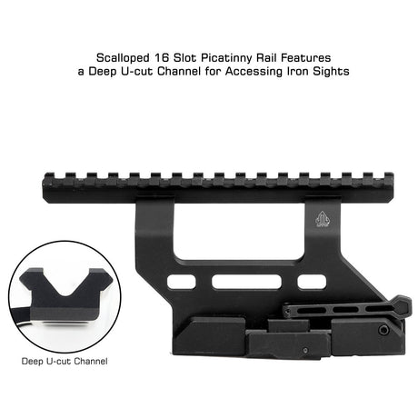 Leapers UTG - Accu-Sync AK QR Side Mount, Universal — view 7