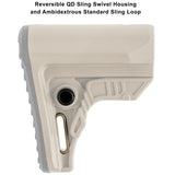 UTG - Pro AR15 Ops Ready S4 Mil-spec Stock Kit, FDE — view 9