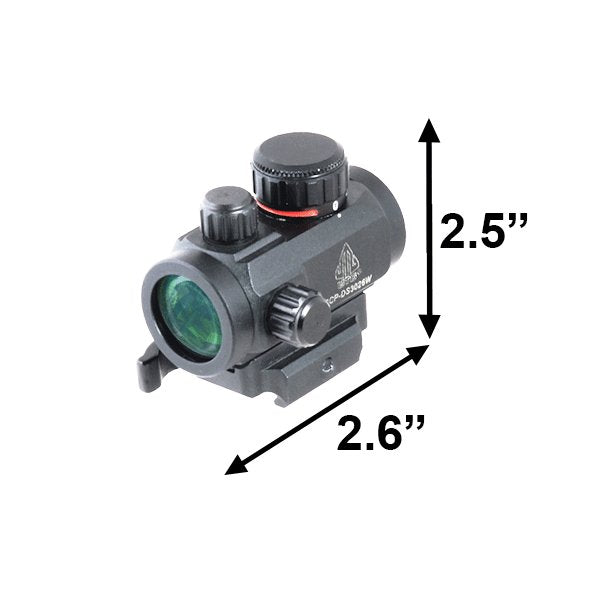 Leapers UTG - 2.6" ITA Red/Green CQB Micro Dot with QD Mount — view 9