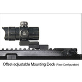 Leapers UTG - 4.2" ITA Red/Green CQB Dot with QD Mount