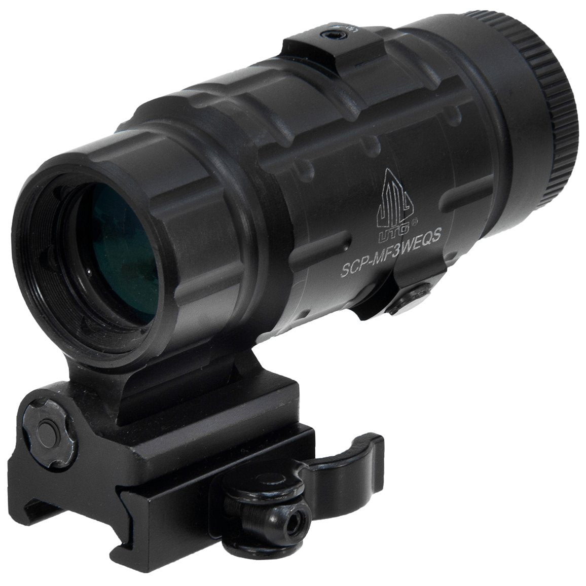 Leapers UTG - 3X Magnifier with Flip-to-Side QD Mount