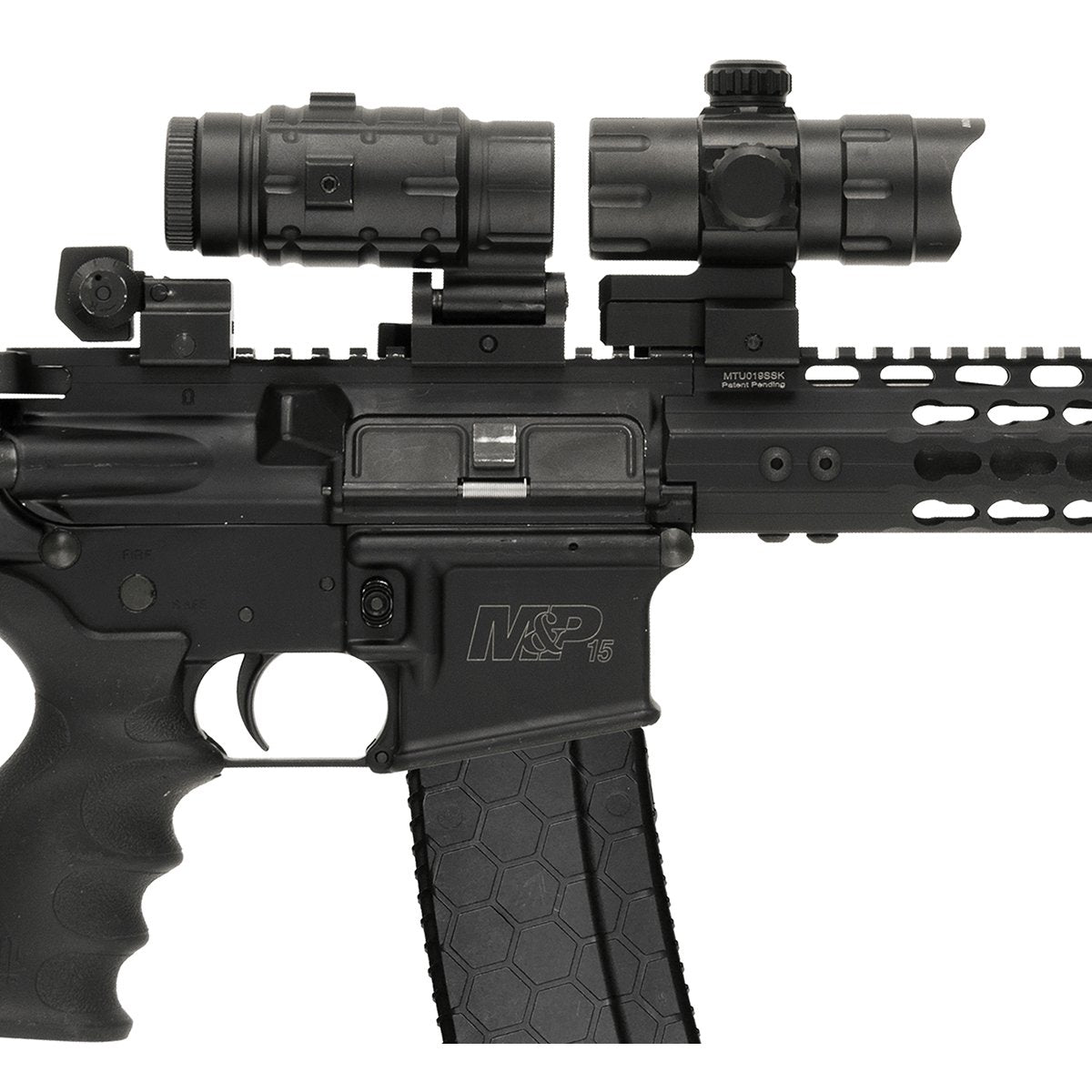 Leapers UTG - 3X Magnifier with Flip-to-Side QD Mount — view 3