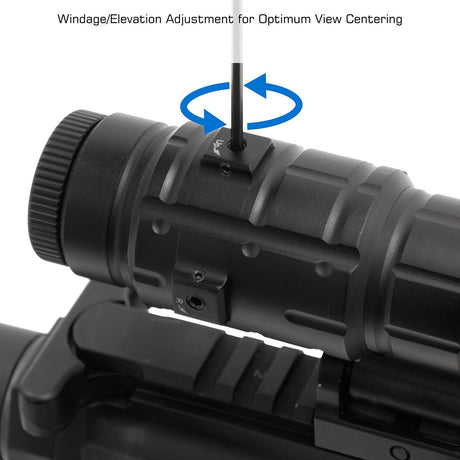 Leapers UTG - 3X Magnifier with Flip-to-Side QD Mount — view 6
