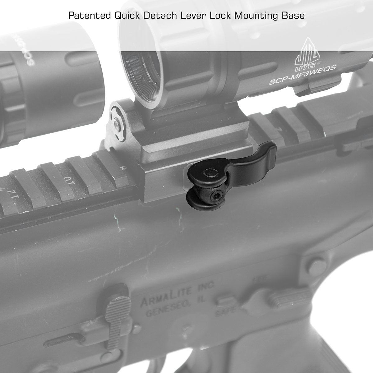 Leapers UTG - 3X Magnifier with Flip-to-Side QD Mount — view 7