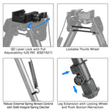 Leapers UTG - Tactical OP Bipod QD 8"-12" for Picatinny — view 5