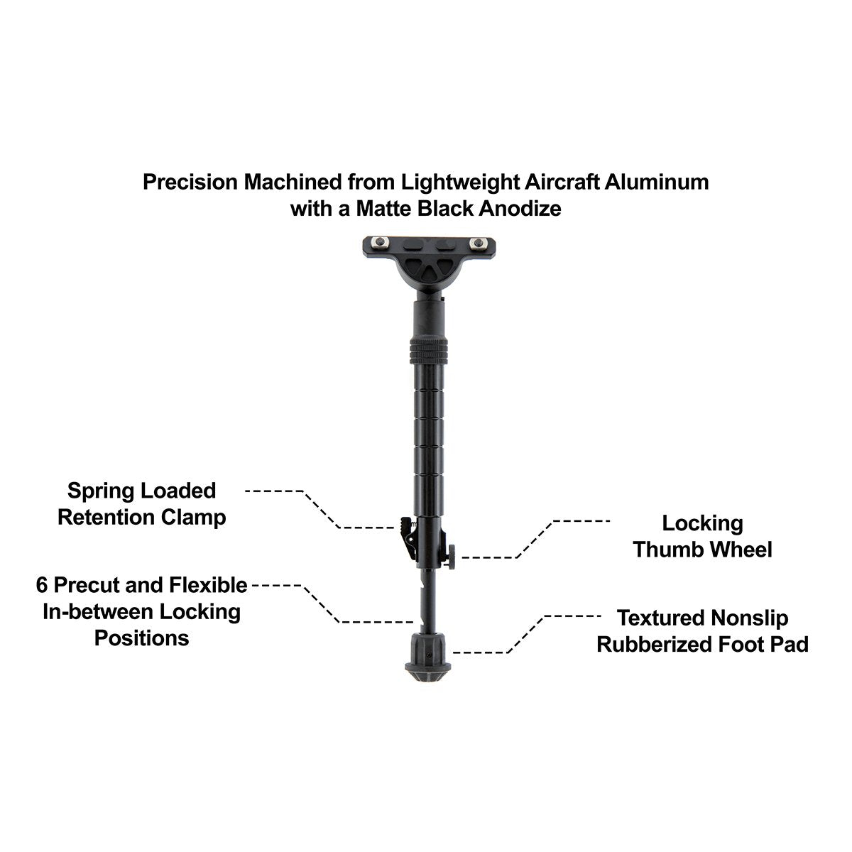 Leapers UTG - Recon Flex Bipod 8"-12" M-LOK — view 6