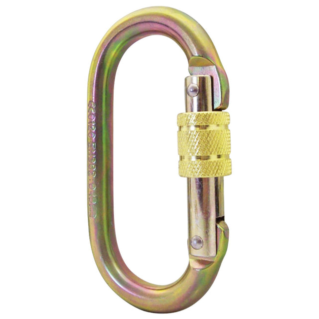 ISC - Steel Oval Karabiner 25kN with Screwgate