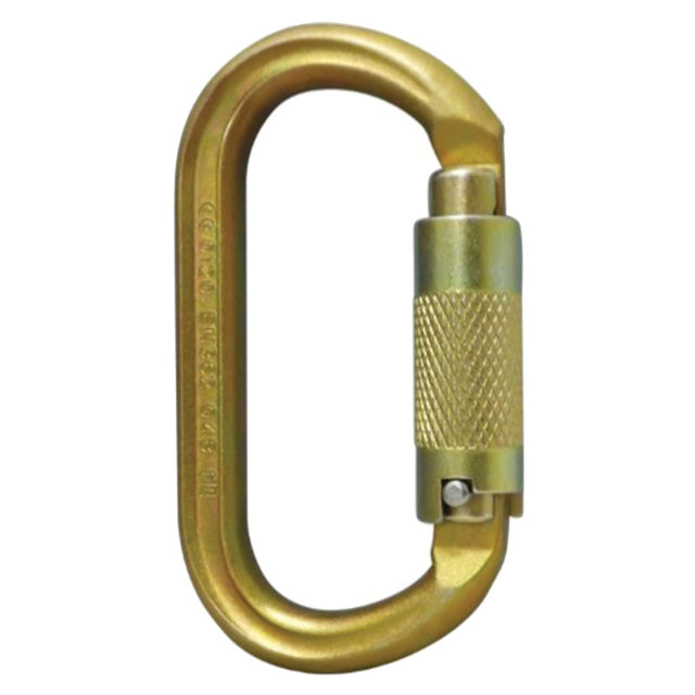 ISC - Oval Offset Steel Carabiner 40kN Twistlock
