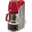 Coleman - QuikPot Propane Coffeemaker in Red Glass