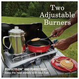 Coleman - Triton+ 2-Burner Propane Camping Stove - Black